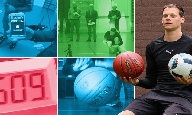 Irish guy bounces two basketballs 729 times in one minute