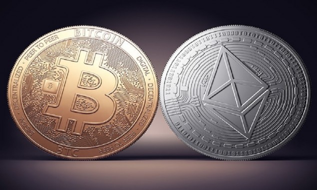 Ethereum (ETH) vs. Bitcoin (BTC) crytocurrencies