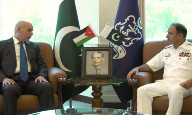 Jordanian Envoy Thanks Naval Chief For PNS Zulfiquar’s Recent Participation