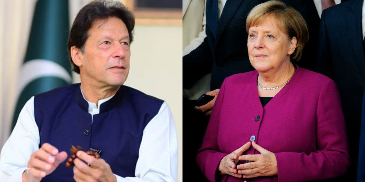 PM Imran Angela Merkel