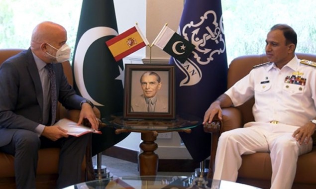 CNS Niazi Meets Spanish envoy