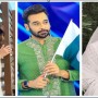 Showbiz stars are celebrating Independence Day with great enthusiasm