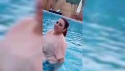 Hareem Shah Swimming