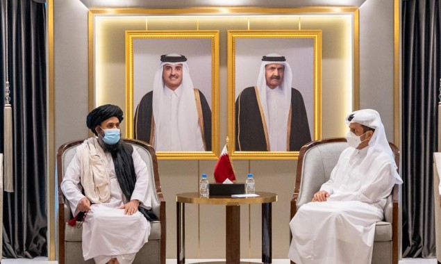 qatar with afghan president