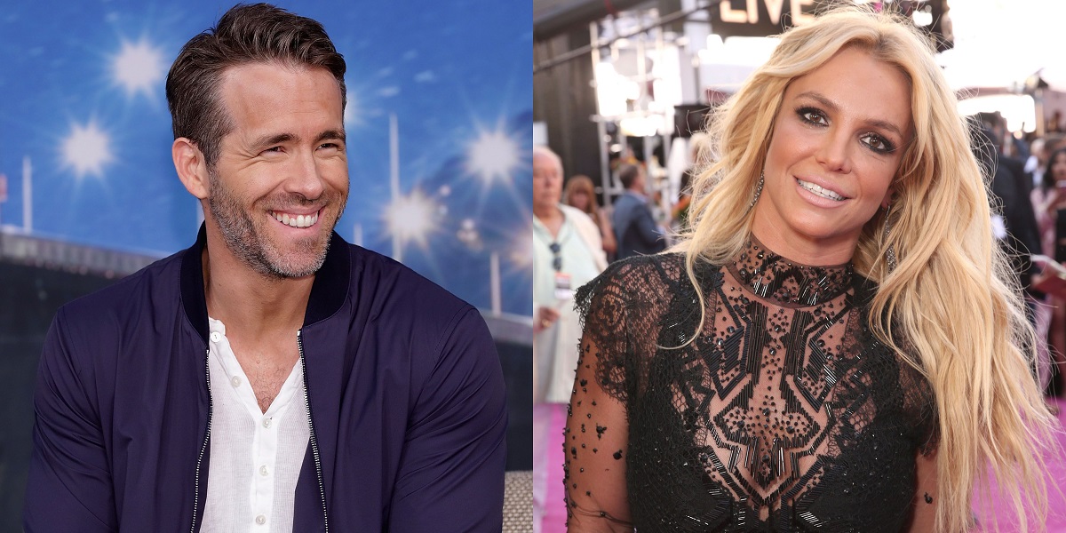 Ryan Reynolds supports pop-star Britney Spears