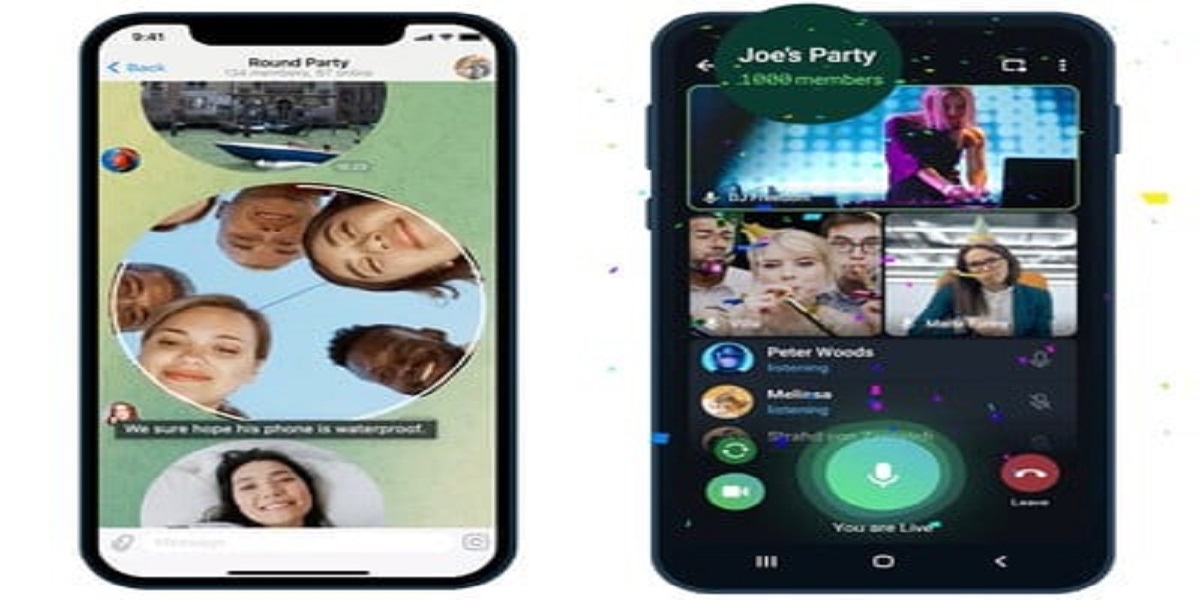 Telegram New Update Allows up to 1,000 Viewers in Group Calls