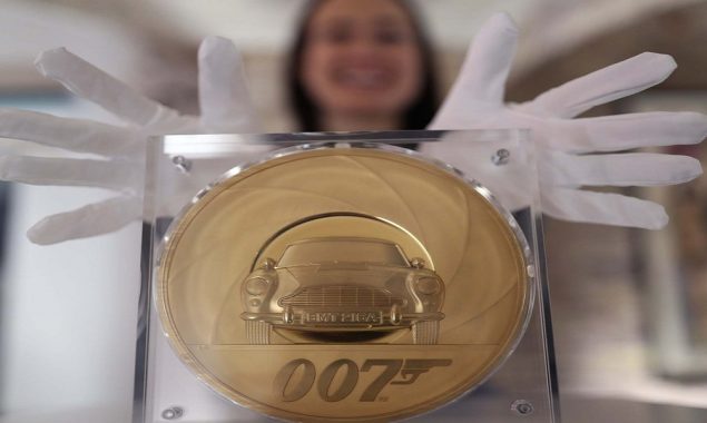 Prize of the raffle will be a James bond coin worth £175k