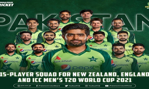 Pakistan squad announced for NZ, Eng series, T20 WC