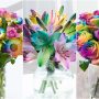 Have you ever seen rainbow roses with vividly colored petals?