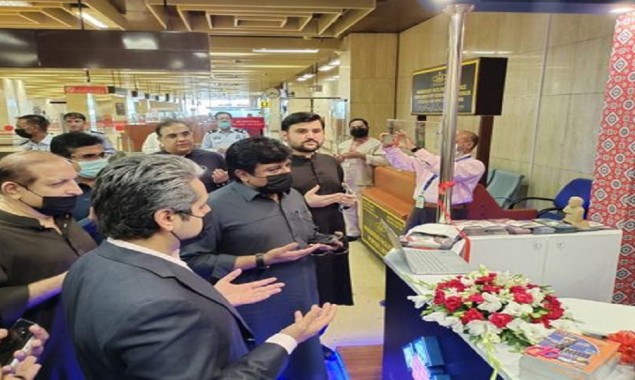 Foreign tourist facilitation center established at the Karachi airport