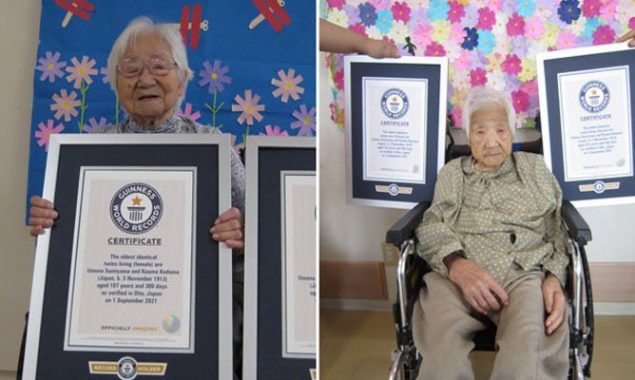 Japan’s 107-year-old twin sisters set a unique Guinness World Record