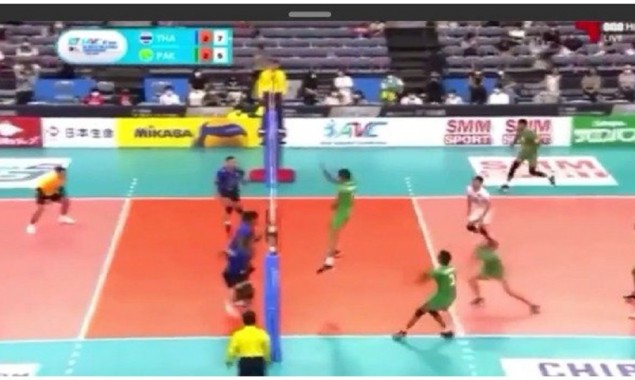 Pakistan wins 3-2 against Thailand at Asian Volleyball Championship