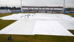 The training session called off as heavy rain hit Rawalpindi