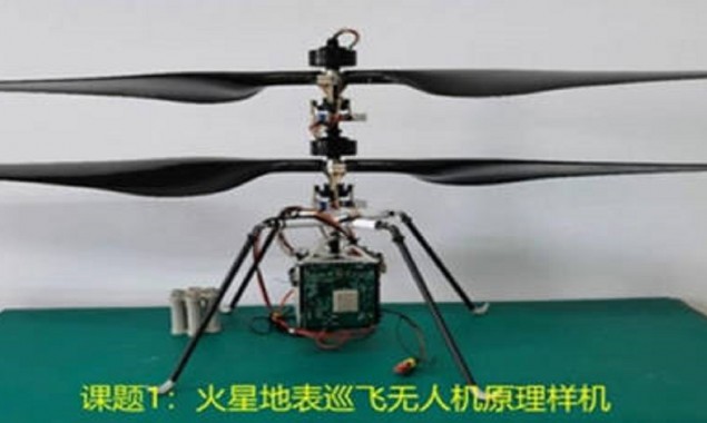 China creates a model miniature helicopter for Mars missions