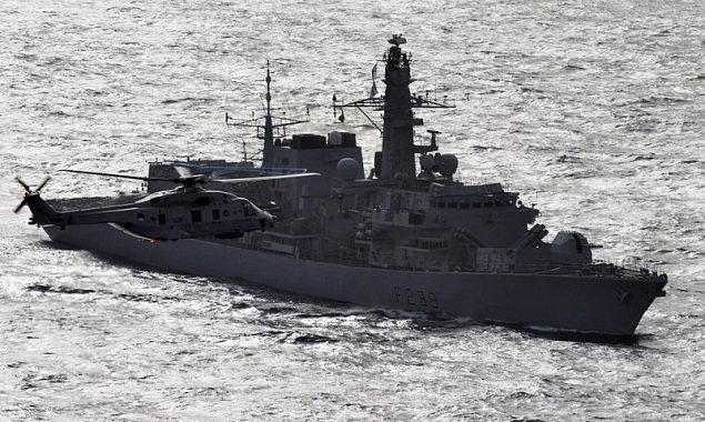UK warship makes first Taiwan Strait transit since 2008