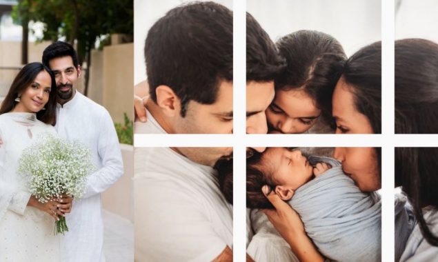 Actress Aamina Sheikh, her second husband welcome baby boy