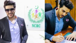 Ahsan Khan NCRC Goodwill Ambassador