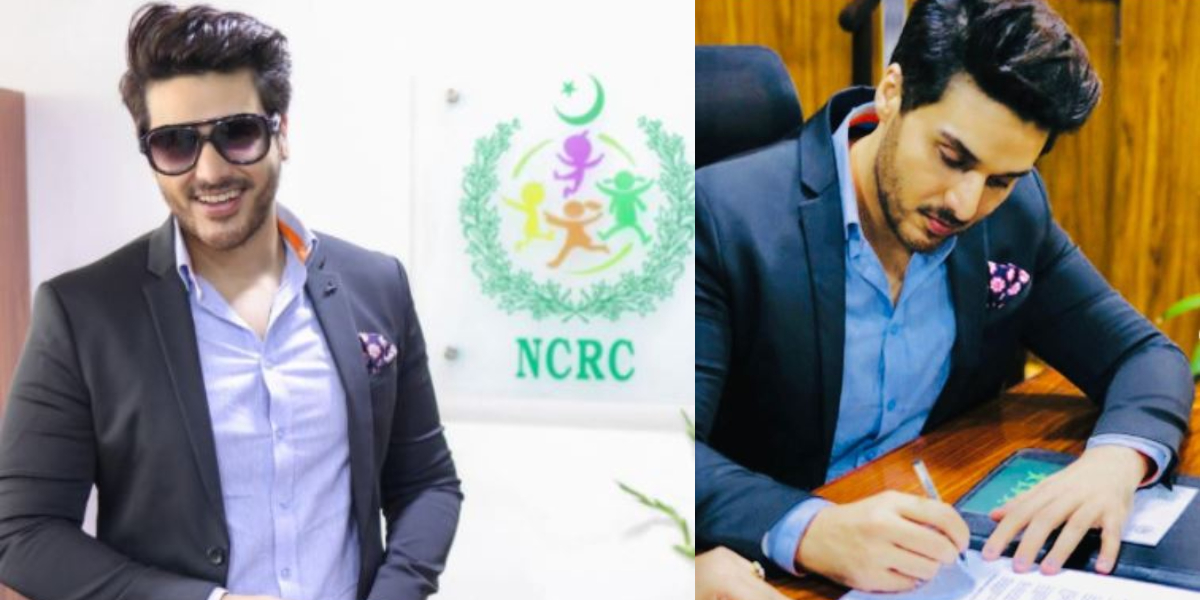 Ahsan Khan NCRC Goodwill Ambassador