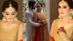 Aiman Khan will take your breaths away in this phenomenal look from her sister’s wedding