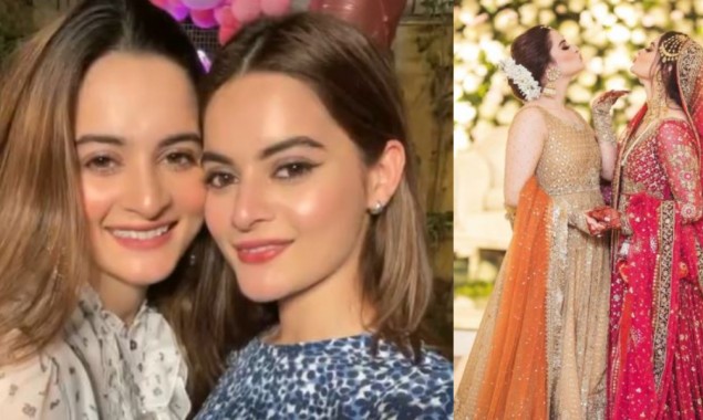 WATCH: Guest confuses Aiman Khan with her twin (bride) at the reception