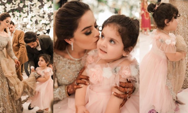 Little Amal helps her aunt Minal Khan with her reception dress; watch video
