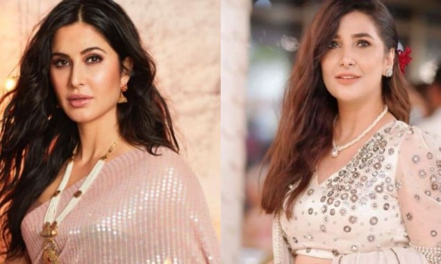 Netizens think Areeba Habib shares an eerie resemblance with Katrina Kaif