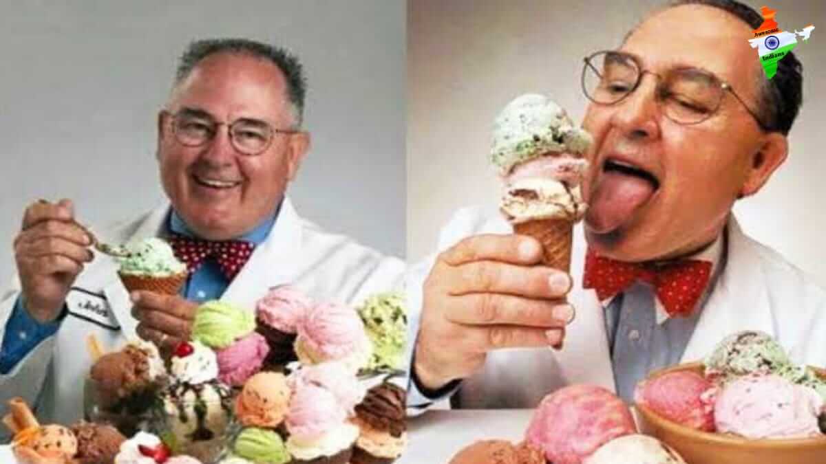 Ice cream man whose taste buds are insured for $1m