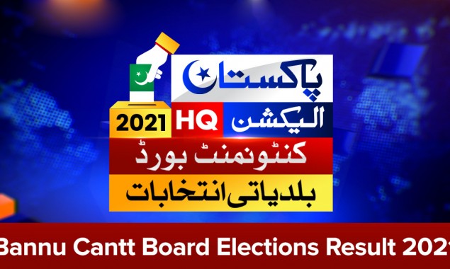 Bannu Cantonment Boards Local Bodies Election Result 2021