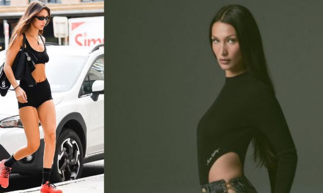 Bella Hadid attracts massive applause in a skimpy sportswear