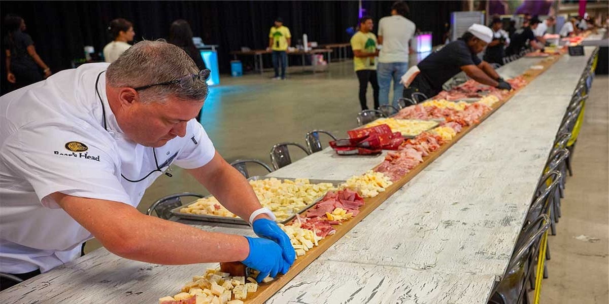 New York: World's longest charcuterie board breaks World Record