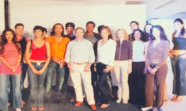 Can you find Deepika and Katrina in this old fashion event photo?