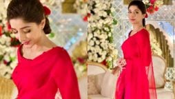 PHOTOS: Mawra Hocane slays a red-saree in recent clicks