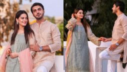 Recent clicks of newlywed Minal Khan & Ahsan Mohsin Ikram from Dawat