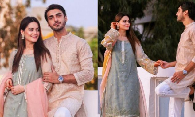 Recent clicks of newlywed Minal Khan & Ahsan Mohsin Ikram from Dawat