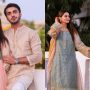 Recent clicks of newlywed Minal Khan & Ahsan Mohsin Ikram from Dawat