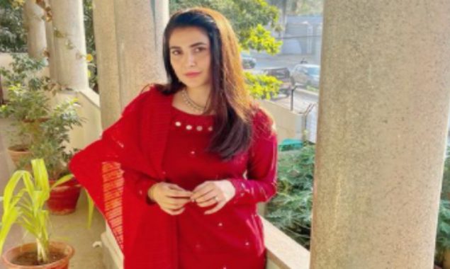 Areeba Habib wins heart in red outfit, see photos