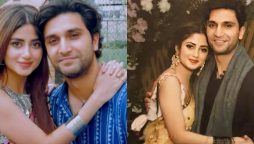Sajal Aly wishes birthday to her husband Ahad with a sweet note