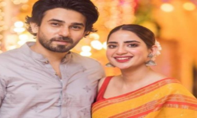 Saboor Aly shares new photos with fiance Ali Ansari