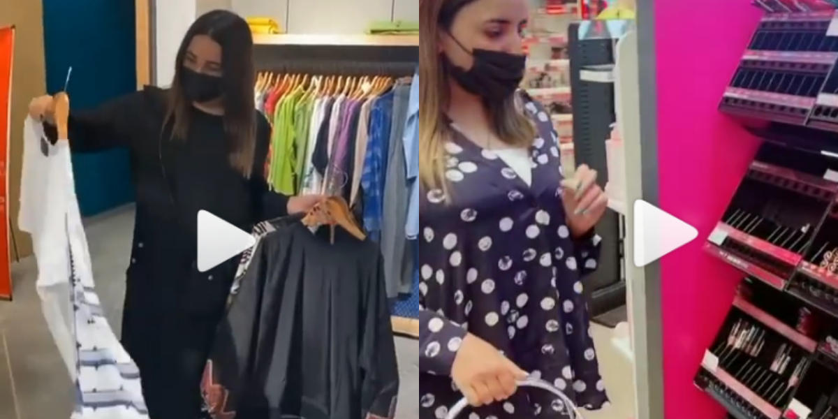 Hareem Shah's non-stop shopping