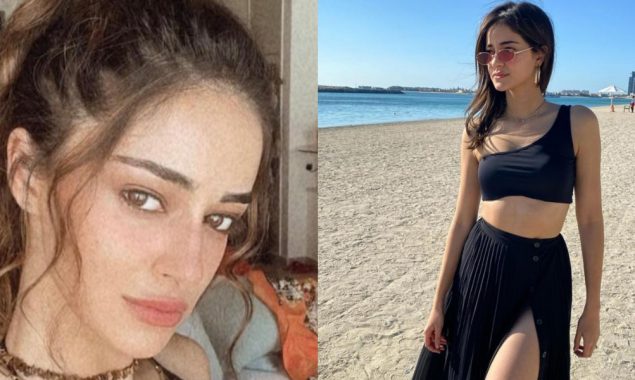 Ananya Panday shows off her perfectly toned figure in a beach selfie