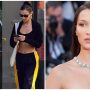 Bella Hadid looks stunning as she cut an athletic figure in a black sports bra