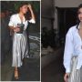 Jacqueline Fernandez or Sonam Kapoor, who wore the white shirt & silver skirt better?