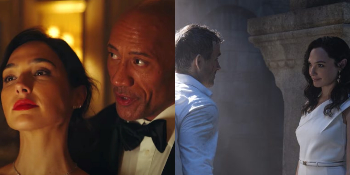 Gal Gadot, Ryan Reynolds, and Dwayne Johnson