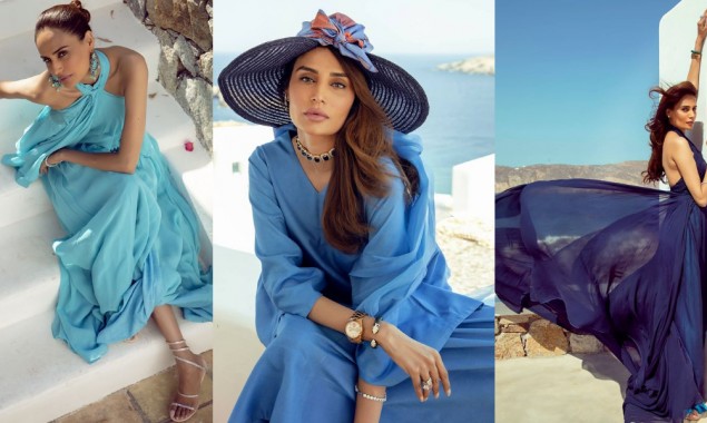 Mehreen Syed flaunts Mediterranean Blue shades in her latest shoot, see photos