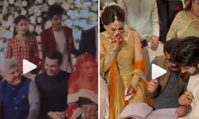 WATCH: Minal Khan’s ‘Qabool hai’ moment; Aiman Khan bursts into the tears