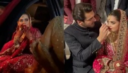 WATCH: Minal Khan’s emotional Rukhsati moment, leaves Aiman in tears