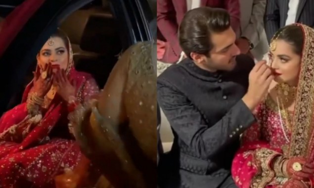 WATCH: Minal Khan’s emotional Rukhsati moment, leaves Aiman in tears