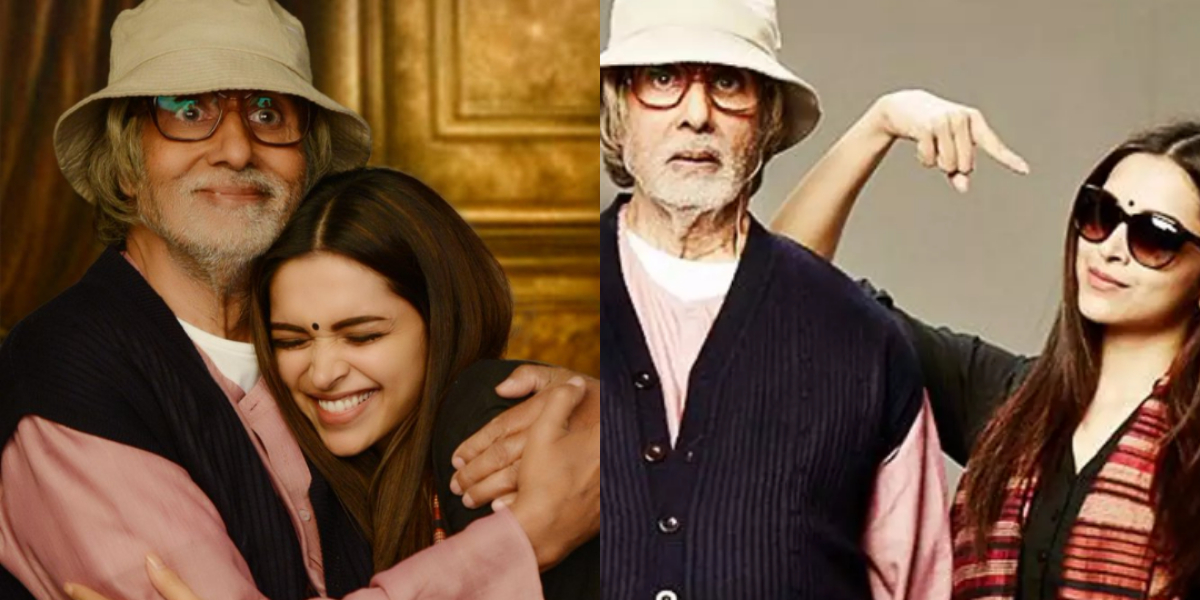 Amitabh Bachchan and Deepika Padukone