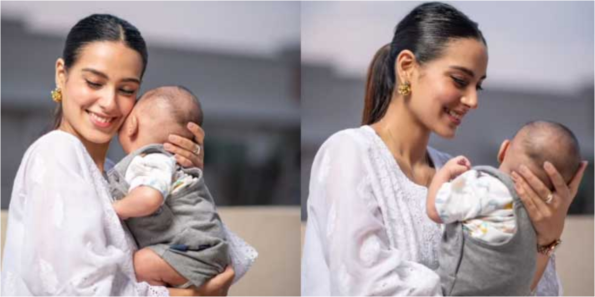Iqra Aziz shares her C-Section birth with baby Kabir
