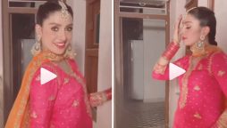 Ayeza Khan recreates Sridevi’s dance moves on ‘Mere Haathon Mein’ song